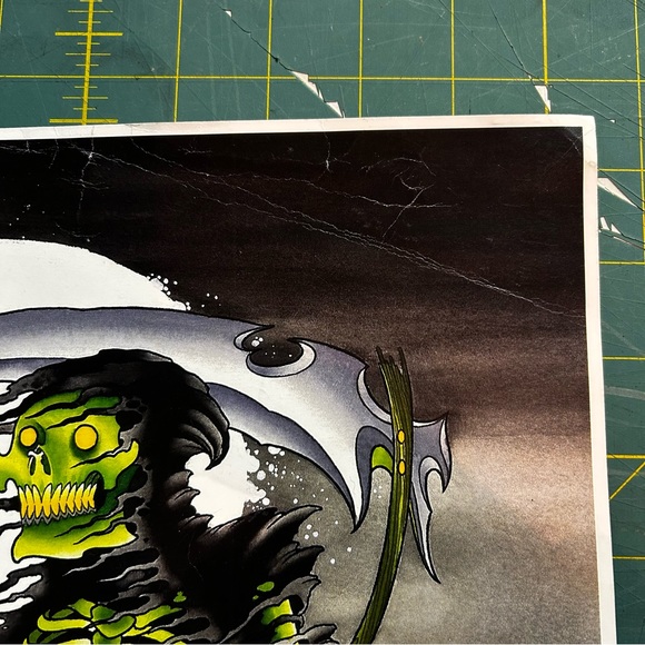 Curt Baer 2009 Grim Reaper Art Print Signed Numbered - Picture 4 of 7